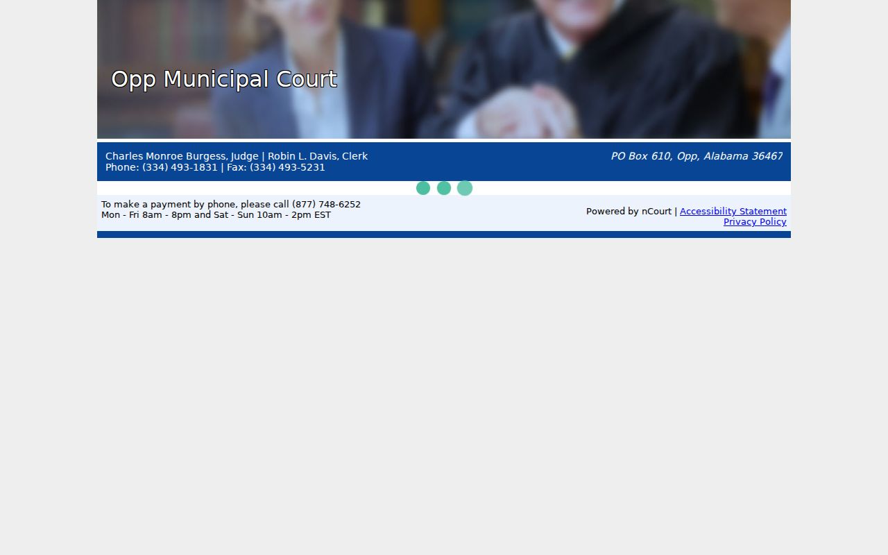 Opp criminal history OppTickets citation payment portal