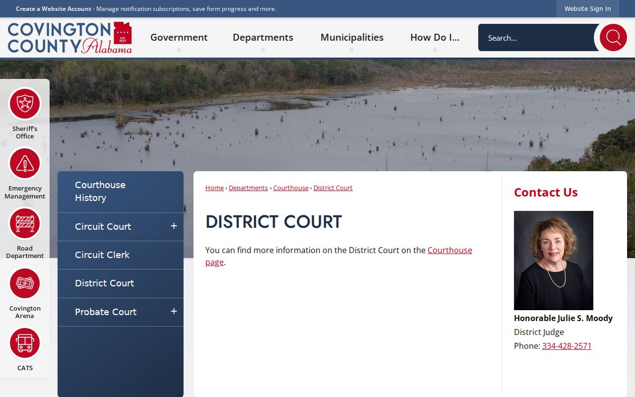 Covington County District Court criminal case overview
