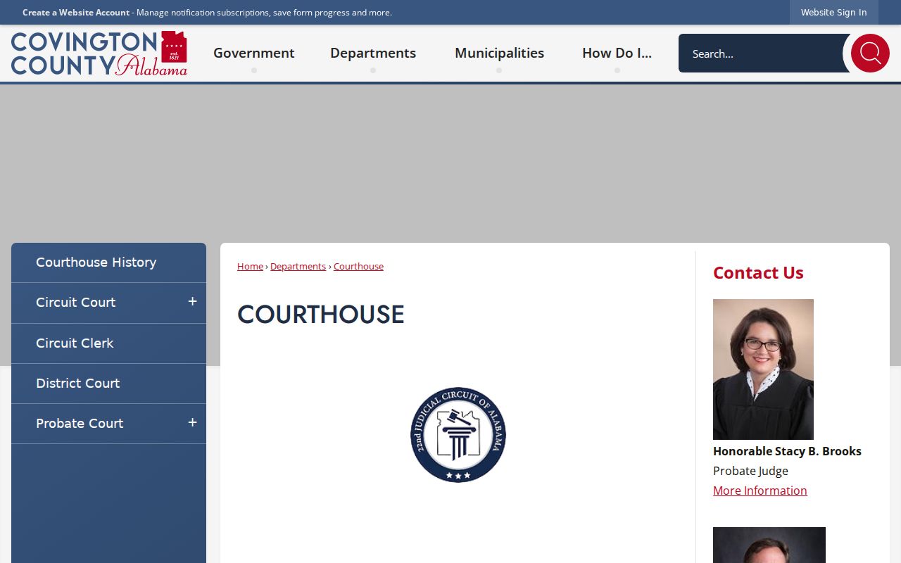 Covington County criminal court records courthouse public page