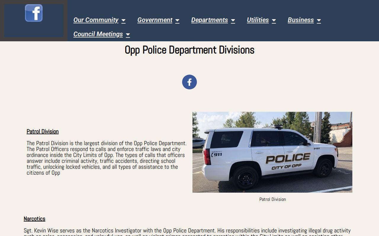 Opp criminal history patrol crash report fee page